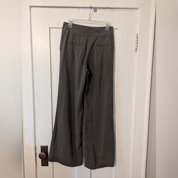 Olive green wide leg pants - Picture 2 of 3
